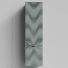 Пенал Эйфория 40 F5, пример RAL 7005 Мышино-серый, матовая, подвесной, левый