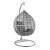 Подвесное кресло из искусственного ротанга МД-1000  -  Серый