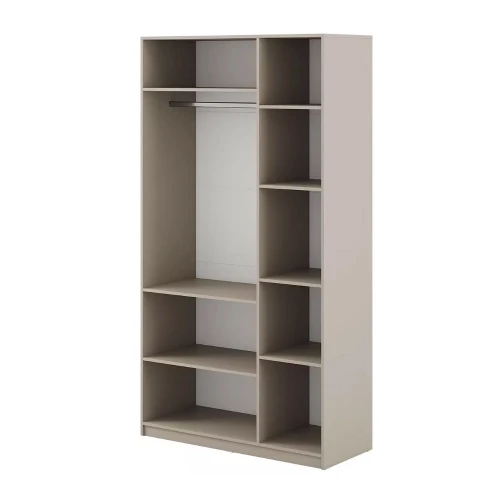 Шкаф распашной с наполнением (7 полок + штанга) ШК 5 (1200), Меланж