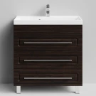 Тумба Арабеска 80 напольный, Палисандр ПВХ 43101 Vodok с раковиной в комплекте Тумба Арабеска 80 напольный, Палисандр ПВХ 43101 Vodok с раковиной в комплекте