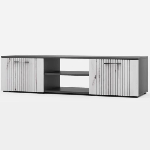 Стенка «Монреаль» КМК 0986, антрацит/дуб канадский арктик