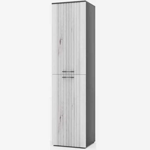 Стенка «Монреаль» КМК 0986, антрацит/дуб канадский арктик