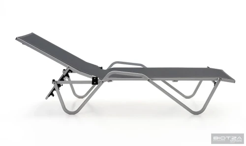 Шезлонг Hera алюминиевый, антрацит