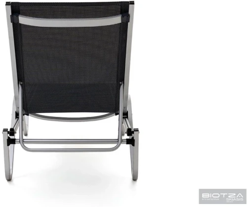 Шезлонг Hera алюминиевый, антрацит