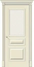 Межкомнатная дверь шпон mr.wood Вуд Классик-15.1 Ivory White Сrystal