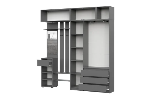 Прихожая Бали, Графит. Комплект 26