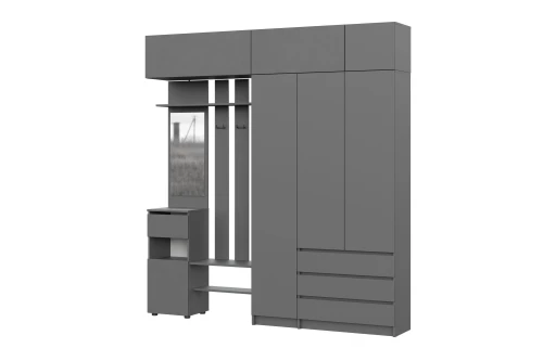 Прихожая Бали, Графит. Комплект 26