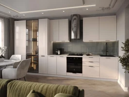 Модульная кухня Маноло 4200 Айленд МДФ ПВХ прямая Модульная кухня Маноло 4200 Айленд МДФ ПВХ прямая