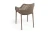 "Беллини" стул пластиковый, цвет бежево-коричневый