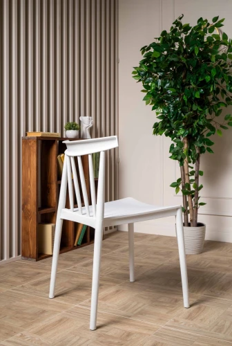 Пластиковый стул KAI белый