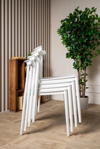 Пластиковый стул KAI белый