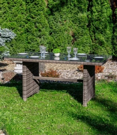 Обеденный стол FIONA в сером цвете