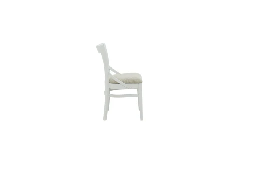 Стул Соло Венский 2, Белый, Ткань, Дождь 29-4 Жаккард