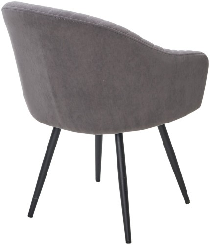 Стул AVIOR, 360 град. поворот. B28 Темно-серый, велюр / черный каркас, М-City