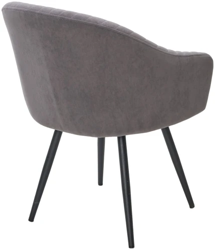 Стул AVIOR, 360 град. поворот. B28 Темно-серый, велюр / черный каркас, М-City