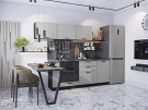 Прямая модульная кухня Фрейм-01 Grey Silk Graphite 1782*2300*600 Прямая модульная кухня Фрейм-01 Grey Silk Graphite 1782*2300*600