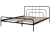 Кровать МОДЕНА 160, чёрный