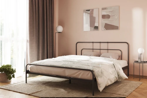 Кровать МОДЕНА 160, чёрный