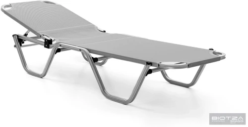 Шезлонг Dias алюминиевый, серый