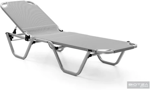 Шезлонг Dias алюминиевый, серый