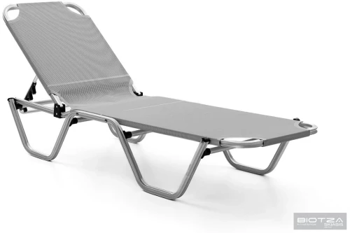 Шезлонг Dias алюминиевый, серый