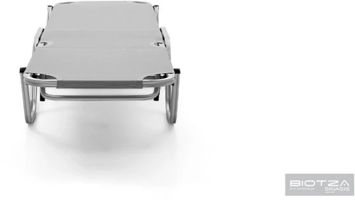 Шезлонг Dias алюминиевый, серый