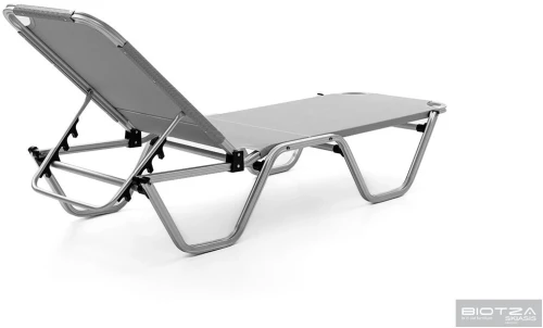 Шезлонг Dias алюминиевый, серый
