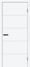 Межкомнатная дверь BRAVO Граффити-1.Д White Pro