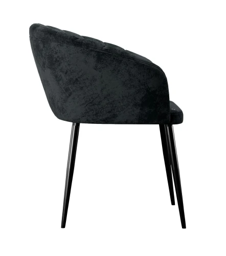 Стул DikLine 442 поворотный, M18 черный, ножки черные