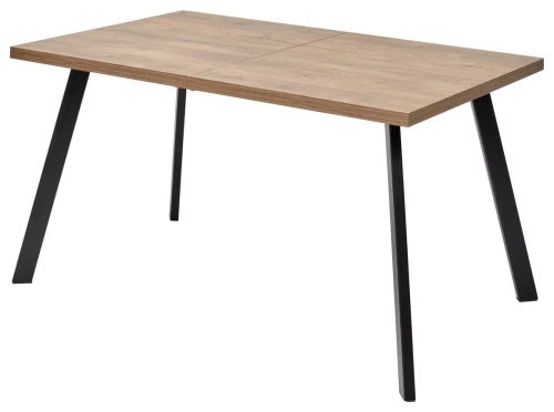 Стол BRICK M 140 Дуб Канзас/ Черный М-City
