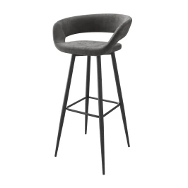 Стул барный Барни Р 900, Черный/Antracite Lux b28