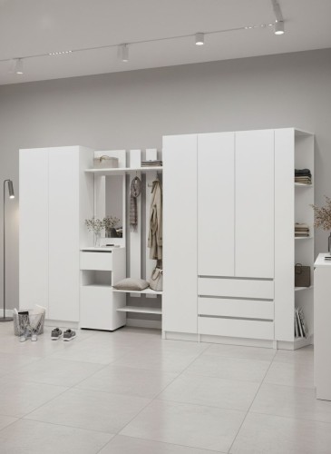 Прихожая Бали, Белый. Комплект 12