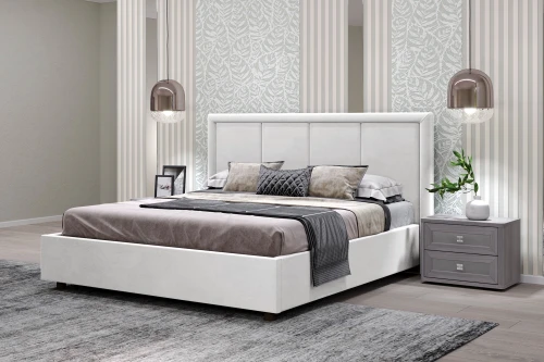 Кровать-8М с подъёмным основанием 1800 белая