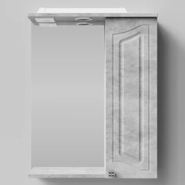 Зеркало Адам 55, Горный камень ПВХ 57807, правая