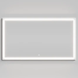 Зеркало Лайт 140, Белый камень ПВХ 57805