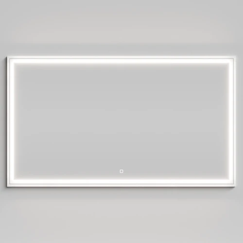 Зеркало Лайт 140, Белый камень ПВХ 57805