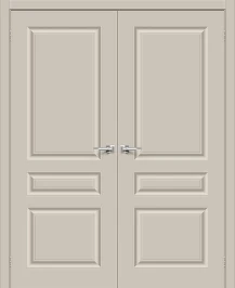 Двухсторонняя межкомнатная дверь BRAVO Скинни-14 Creamy