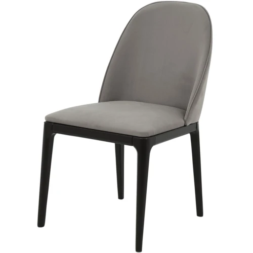 Стул «Плей», велюр Бренди мансун, каркас черный