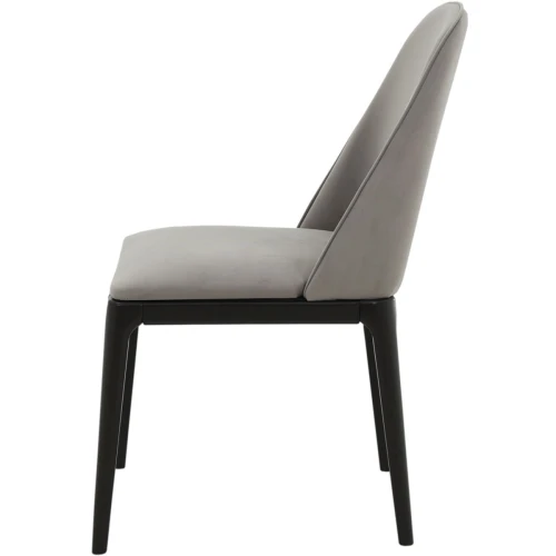 Стул «Плей», велюр Бренди мансун, каркас черный