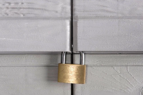 Уличный шкаф TOOMAX 2х дверный глубокий WOODY'S XL (3 полки), светло-серый