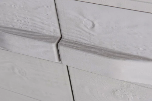 Уличный шкаф TOOMAX 2х дверный глубокий WOODY'S XL (3 полки), светло-серый