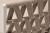 "Диего" диван 2-местный плетеный из роупа, основание дуб, каркас алюминий светло-серый (RAL7035) шагрень, роуп бежевый круглый, ткань бежевая 15052