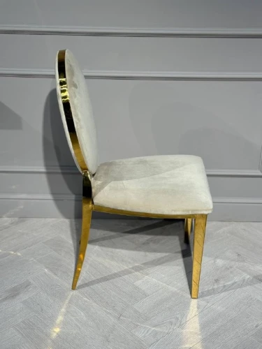 Стул обеденный София DC-1102, 45х42х92, бежевый, золото