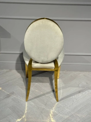 Стул обеденный София DC-1102, 45х42х92, бежевый, золото