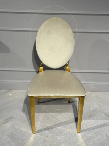 Стул обеденный София DC-1102, 45х42х92, бежевый, золото