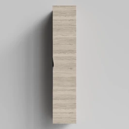 Пенал Марко 30 подвесной, дверь, ручки Хром, Дубослив ореховый светлый ПВХ 3445, правый