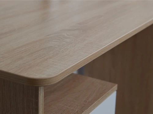 Стол «Гарвард» 130 3ящ, Дуб сонома/Белый