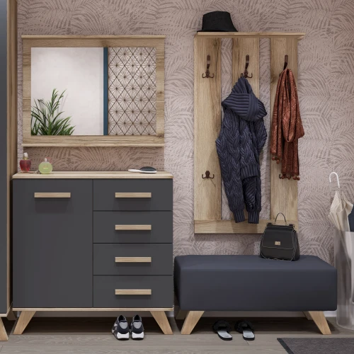 Вешалка Вега Скандинавия Дуб Каньон