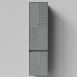 Пенал Соло 40, пример RAL 7005 Мышино-серый, матовая, подвесной, правый