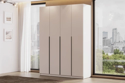 Шкаф распашной с наполнением (13 полок) ШК 5 (1600), Меланж